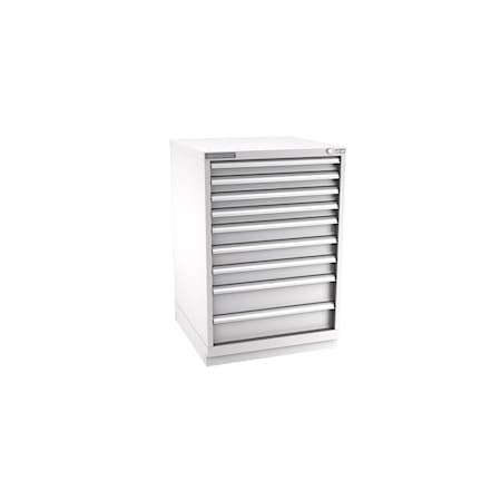 Champion Tool Storage Modular Drawer Cabinet, 9 Drawer, Light Gray, Steel, 28 in W x 28-1/2 in D x 41-3/4 in H S18000901ILCFTB-LG